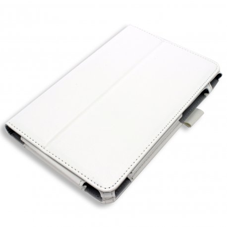 Folio Stand PU Leather Case Cover White For Asus T100 ta