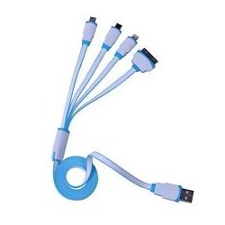 4 in 1 MULTI USB Long PHONE CHARGER CHARGER MULTI CABLE LEAD FITS APPLE DEVICES