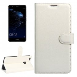 Huawei P10 Litchi Texture Horizontal Flip Leather Case with Magnetic Buckle & Holder & Card Slots & Wallet (White)