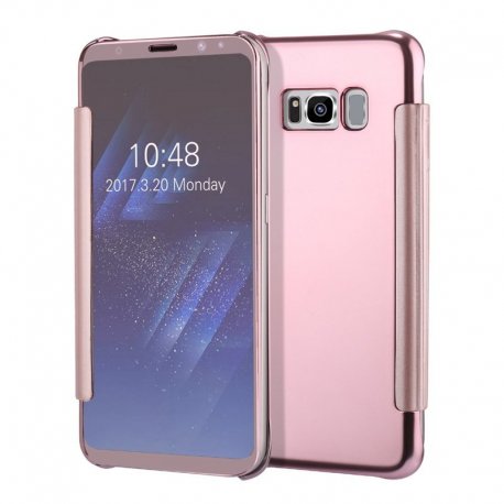 CLEAR VIEW COVER FOR SAMSUNG GALAXY S8 ROSEGOLD