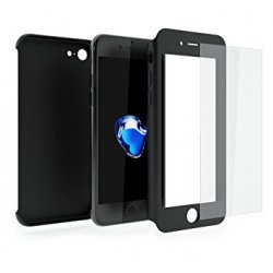 IPhone 7/8/SE 2020 Ultra Thin 360° Full Body Protective Case Black