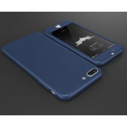 Ultra Thin 360° Full Body Protective Case For iPhone 7 Dark Blue