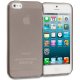 IPHONE 5/5S/SE SILICON CASE BLACK TRANSPERANT
