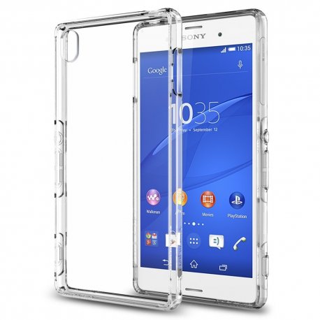 Sony Z3 SILICON CASE TRANSPERANT BUMPER