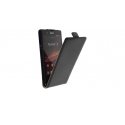 Sony Xperia Ζ1 / L39H / C6903 FLIP CASE LEATHER BLACK