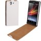 Sony Xperia M / C1904 / C1905 FLIP CASE WHITE
