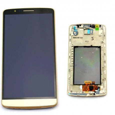LG G3 D855 LCD + Touch Screen + frame Gold