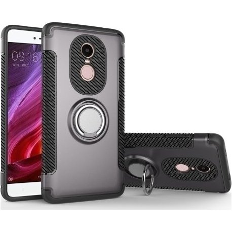 Xiaomi Redmi 4X Armor Case 360 Degree Magnetic Rotation Ring Grey