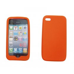iPhone 4/4S Silicon Case Orange