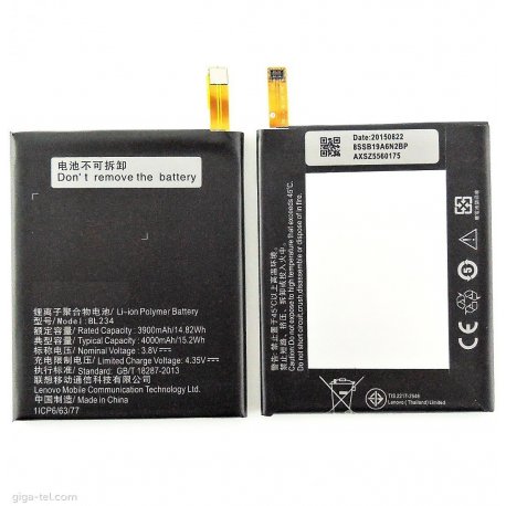 Lenovo P70 battery BL234