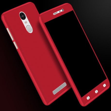 Xiaomi Redmi Note 4X Ultra Thin 360° Full Body Protective Case Red
