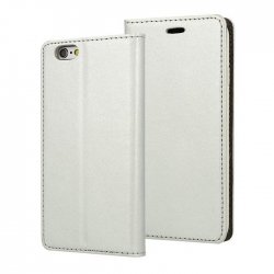 Samsung Galaxy S8 Magnet Book Case Luxus Silver