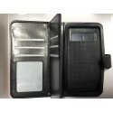 Universal Mobile Case Book Wallet 5.0"-5.3" Black