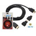 HDMI Cable 3 in 1 HDTV Cable (FULL HD) 1.5m