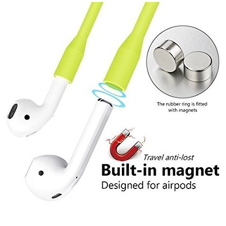 Totu Magnetic Sport Silicone Strap For Airpods Green