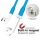Totu Magnetic Sport Silicone Strap For Airpods Blue