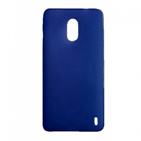 Nokia 2 Silicone Case Transparent Matte Blue