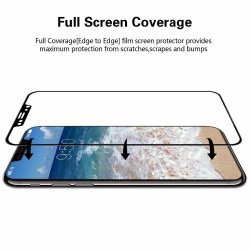 IPhone 11 PRO/X/XS Tempered Glass 9H Full Cover Black
