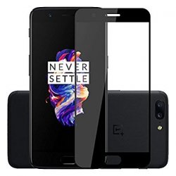 One Plus 5 Tempered Full Screen Protector Black