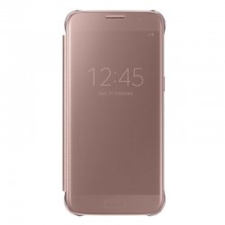 Samsung Galaxy S7 G930 Clear View Case RoseGold