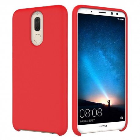 Huawei Mate 10 Lite Silky And Soft Touch Silicone Cover Red