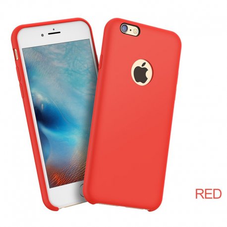 IPhone 6 Plus/6s Plus Silky And Soft Touch Silicone Cover Red