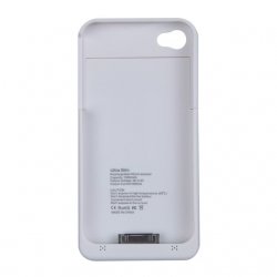 IPhone 4 /4S PowerBank Case White 1900mah