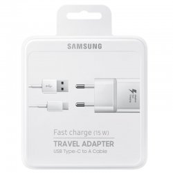Samsung EP-TA20EWEC Fast Charger 2A Type-C White Blister Pack