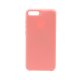 Huawei Υ6 2018 Silky And Soft Touch Finish Silicon Case Pink