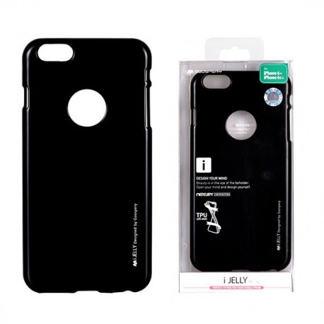 IPhone 6 Plus/6S Plus I-Jelly Metal Mercury Case Black