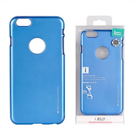 IPhone 6 Plus/6S Plus I-Jelly Metal Mercury Case Blue