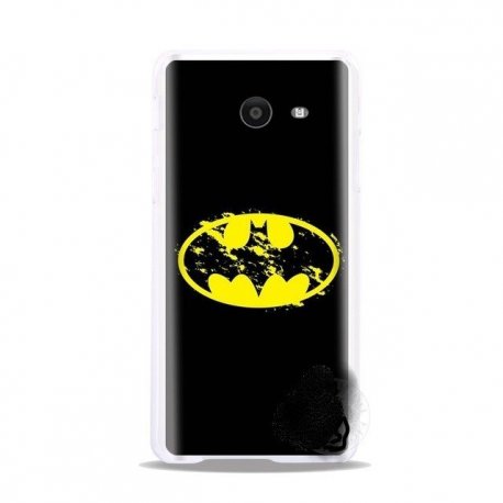 Samsung Galaxy J7 2017 J730 Hard Back Case Glass Batman Black