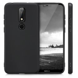 Nokia 6.1 2018 Silicon Case Black