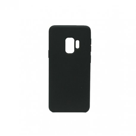 Samsung Galaxy S9 G960 Silicon Case Silky And Soft Touch Black