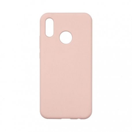 Xiaomi MI 8 Silicon Case Silky And Soft Touch Light Pink