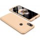 Xiaomi Mi 8 360° Full Cover Case Gold+Tempered Glass
