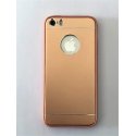 IPhone 5/5S/SE Aluminium Metal Cover and Silicone Inner Case RoseGold