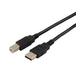 MBaccess USB to Printer Cable Type A to Type B 1.5 M Black