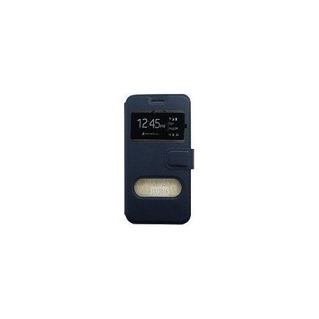 Samsung Galaxy J4 2018 Book SView Case Dark Blue