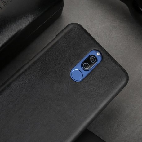 Huawei Mate 10 Lite Leather Back Case Black