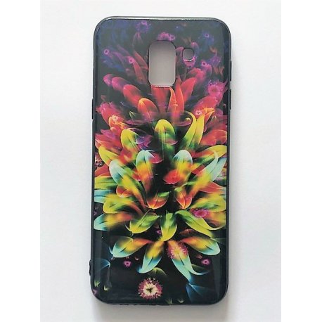 Samsung Galaxy J6 2018 Silicon Case Tempered Colour (mod:2)