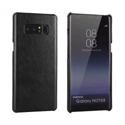 Samsung Galaxy Note 8 Leather Back Case Black