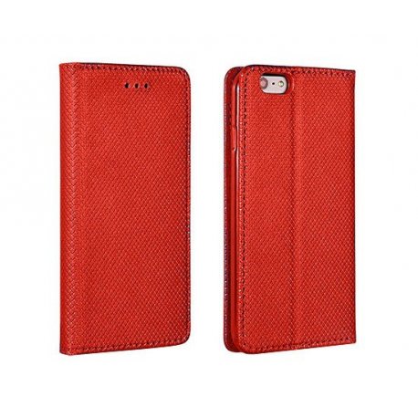 Xiaomi Mi Max 3 Smart Book Case Magnet Red