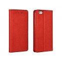 Samsung Galaxy A6 Plus A605 Smart Book Case Magnet Red