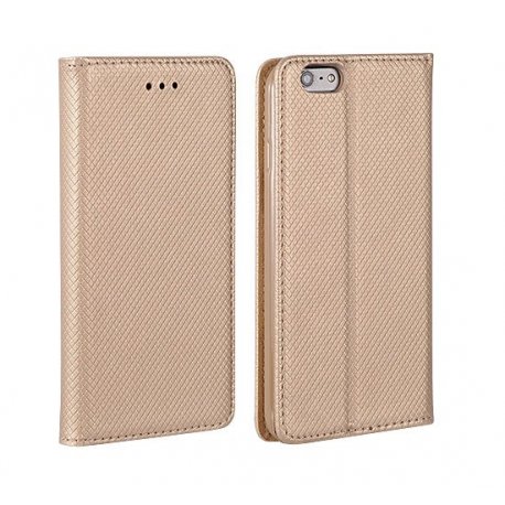 Samsung Galaxy J3 2018 J377 Smart Book Case Magnet Gold