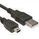 Cable Usb To Mini Usb Black 2M