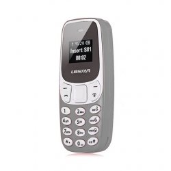 L8star BM10 Smallest Phone Multilanguage Dual Sim Grey