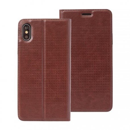 IPhone X Magnet Book Case Luxus Dallas Brown