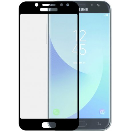 Samsung Galaxy J7 2017 J730 Tempered Full Screen Protector 5D Black