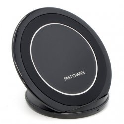 Wireless Charger Stand Quick Charge QI S7 Black